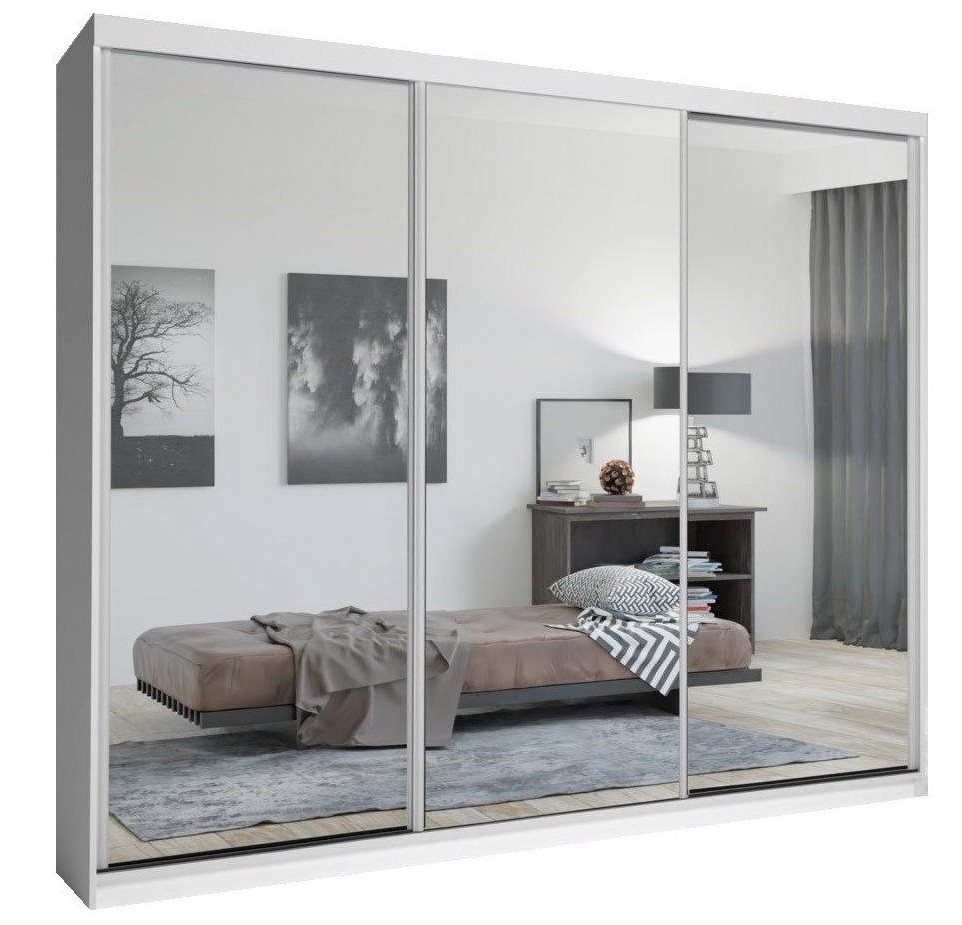 Xlmoebel Schwebetürenschrank Modern Stil Kleiderschrank Luxus Klassisch Schlafzimmer Holz (1-St., Kleiderschrank) Hergestellt in Europa von Xlmoebel