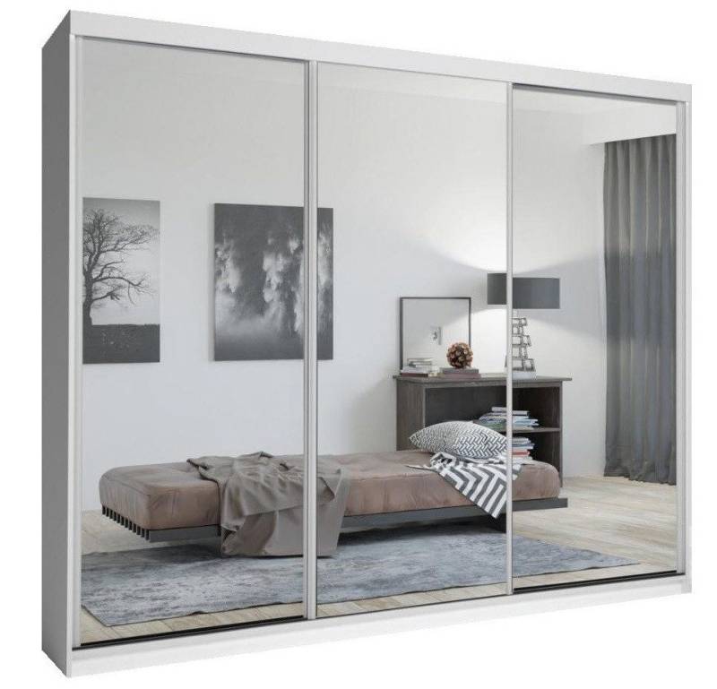 Xlmoebel Schwebetürenschrank Modern Stil Kleiderschrank Luxus Klassisch Schlafzimmer Holz (1-St., Kleiderschrank) Hergestellt in Europa von Xlmoebel