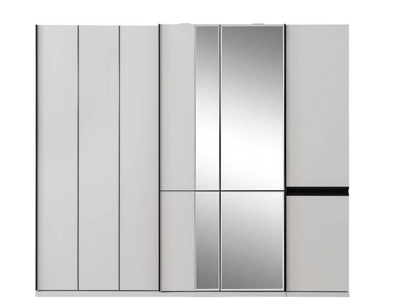 Xlmoebel Kleiderschrank Moderne Kleiderschränke in Weiß aus Holz mit Spiegel - Luxuriöse (Kleiderschrank) Hergestellt in Europa von Xlmoebel