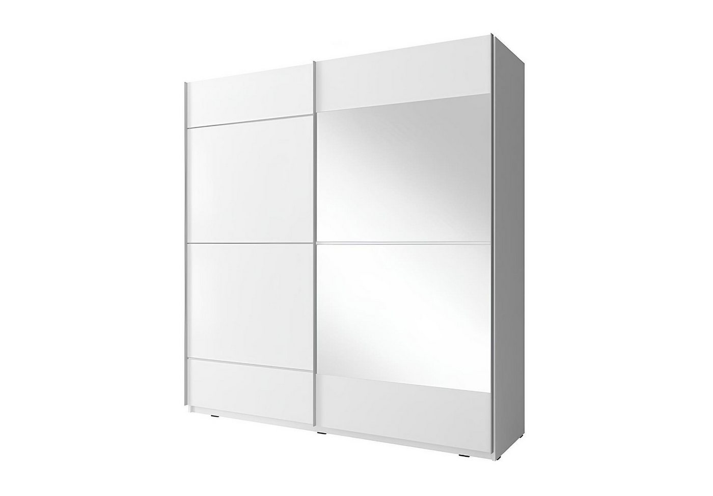 Xlmoebel Kleiderschrank Neu 150cm Garderobenschrank mit Mehrzweck-Regalen zur Aufbewahrung. (Kleiderschrank MIKA IV 150cm) Hergestellt in Europa von Xlmoebel