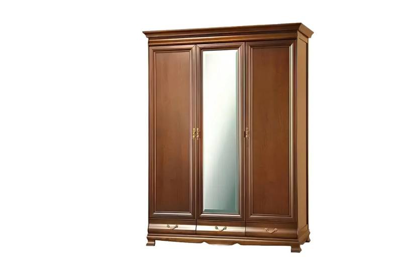Xlmoebel Kleiderschrank Regal-Kleiderschrank mit Spiegel und Garderobe für die Aufbewahrung. (1-St., Kleiderschrank) Hergestellt in Europa von Xlmoebel