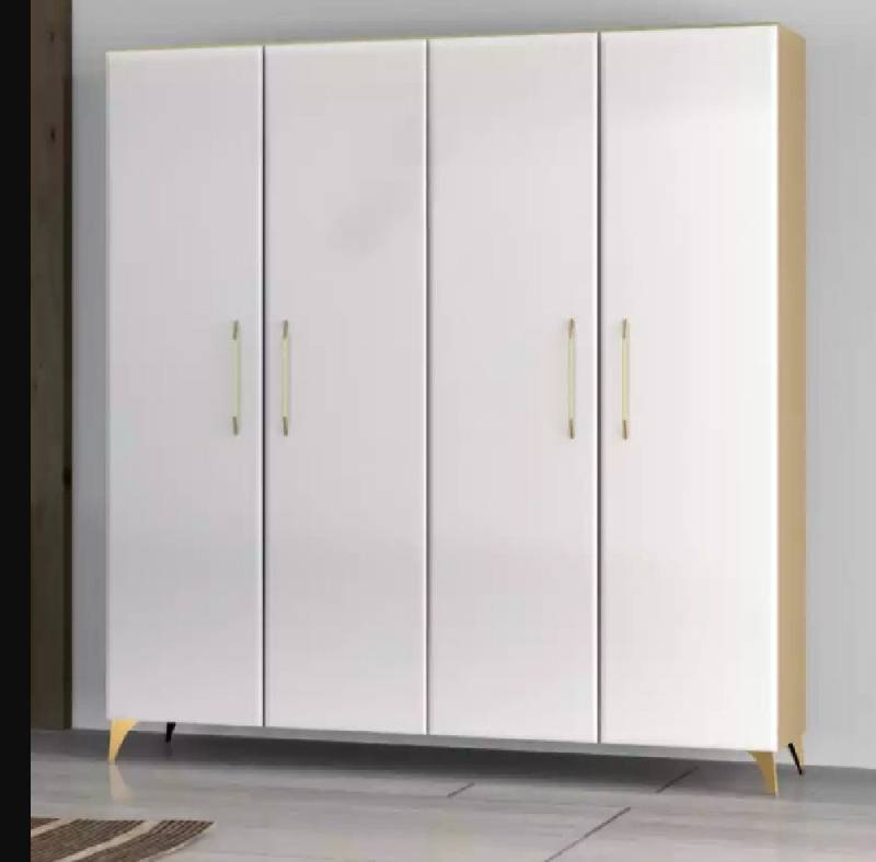 Xlmoebel Kleiderschrank Schlafzimmer-Kleiderschrank mit sechs Türen aus Holz - Möbelstück (1-St., Kleiderschrank) Hergestellt in Italia von Xlmoebel