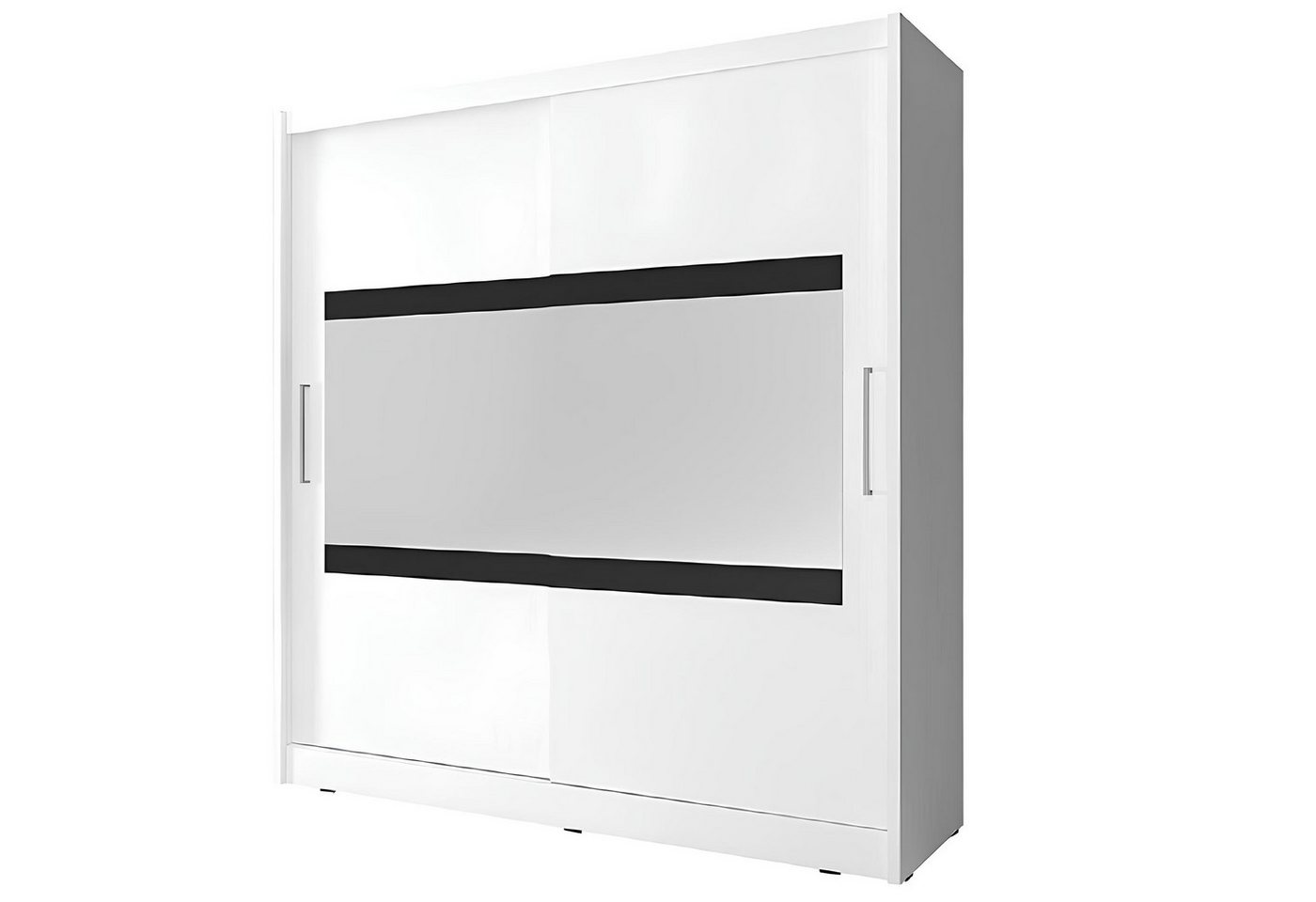 Xlmoebel Kleiderschrank Schrank für das Schlafzimmer MAJA IV 200 - Möbelstück für Kleidung (Kleiderschrank) Hergestellt in Europa von Xlmoebel