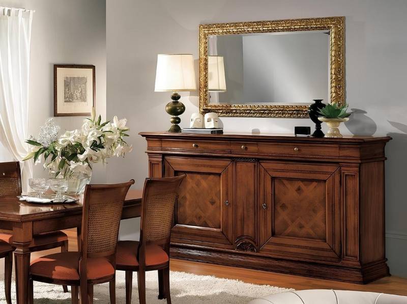 Xlmoebel Kombikommode Neue Möbel im antiken Stil aus Holz: Luxuriöse Kommode, Anrichte (Kommode), Hergestellt in Italy von Xlmoebel