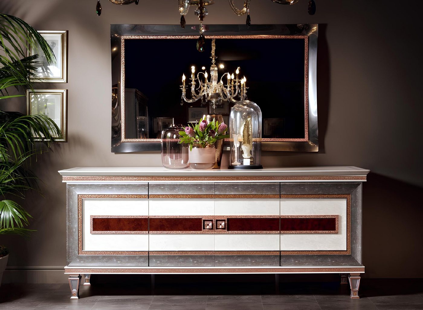 Xlmoebel Sideboard Anrichte mit Spiegel Holz Möbel Elegante Möbel Set, Hergestellt in Europa Xlmoebel Sideboard Anrichte mit Spiegel Holz Möbel Elegante Möbel Set, Hergestellt in Europa von Xlmoebel