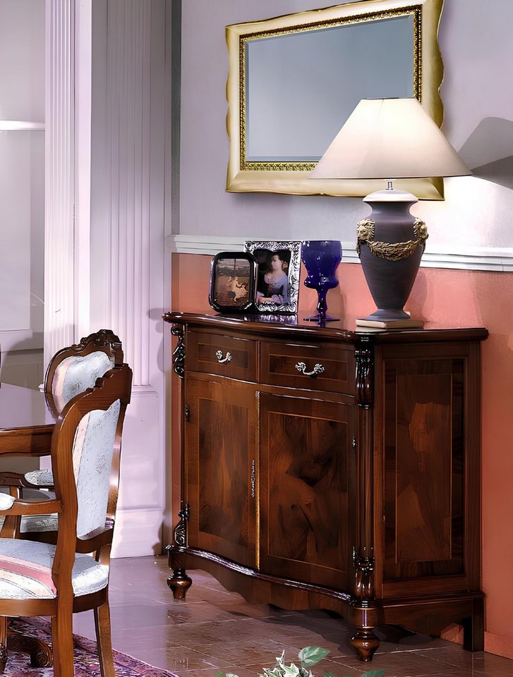 Xlmoebel Kommode Braune Massivholz-Kommode Anrichte Sideboard - Hochwertige Möbelstücke (Kommode), Hergestellt in Europa von Xlmoebel