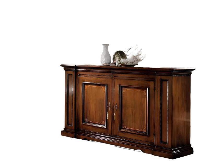 Xlmoebel Kommode Braune Massivholz-Kommode Anrichte in Sideboard-Stil - Möbel-Schrank (Kommode), Hergestellt in Europa von Xlmoebel