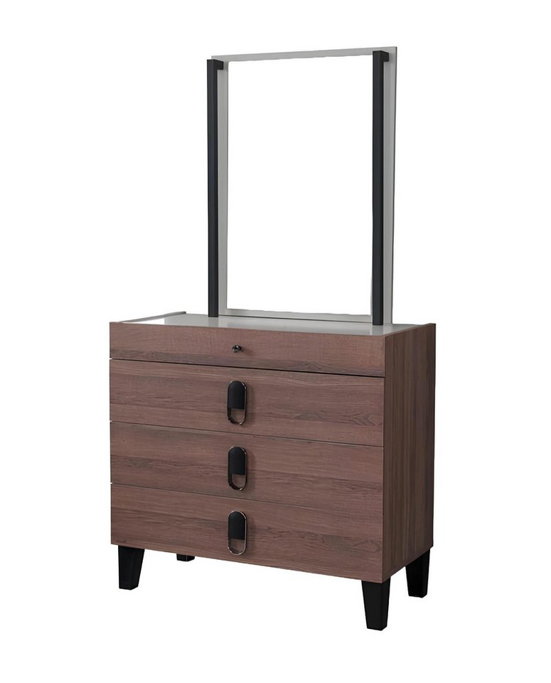 Xlmoebel Schminkschrank Braune moderne Design-Kommode für stilvolles Schlafzimmer in (Kommode (BINC) Hergestellt in Europa von Xlmoebel