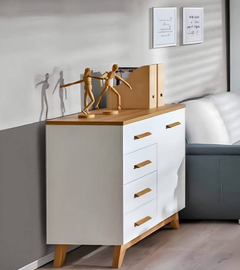 Xlmoebel Kombikommode Anrichte Möbel - Elegantes Sideboard für das Wohnzimmer mit Regal (Kommode), Hergestellt in Europa von Xlmoebel