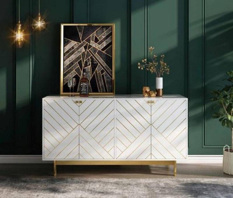 Xlmoebel Kommode Designer-Kommode XXL mit Regal - Neuer Schrank in Designer-Qualität (Kommode), Hergestellt in Europa von Xlmoebel