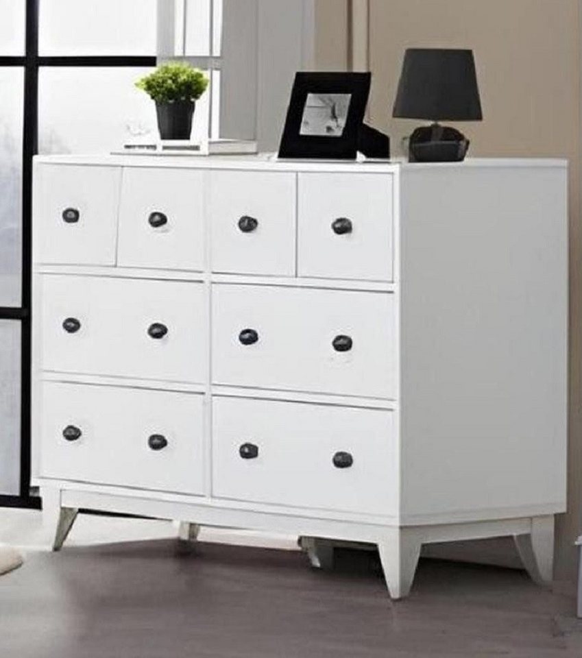 Xlmoebel Schubkastenkommode Designer Luxus Kommode aus Holz in Weiß, zeitgemäß und neu. (1 St., Kommode), Hergestellt in Europa von Xlmoebel