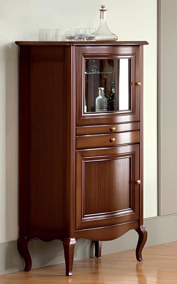 Xlmoebel Kombikommode Echtholz Kommode Beistellschrank im klassischen Landhausstil Rustikale (Klassische Bar Vintage Rutikale Bar - Model PR-KB 1-2 L,R), Hergestellt in Europa von Xlmoebel