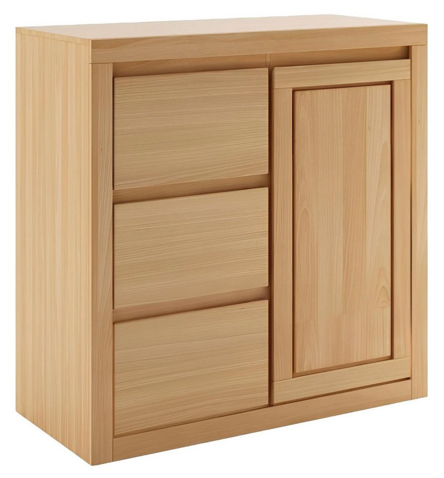 Xlmoebel Kombikommode Holz-Kommode mit Design als Lowboard und Sideboard - Anrichte Schrank (Kommode), Hergestellt in Europa von Xlmoebel
