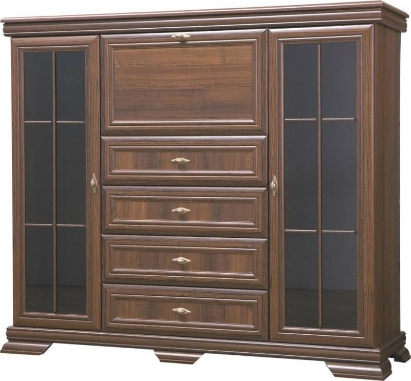 Xlmoebel Kombikommode Holzschrank Kommode 158cm aus Massivholz Anrichte Schrank (1 St., Kommode), Hergestellt in Europa von Xlmoebel
