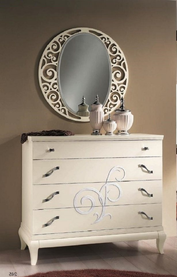 Xlmoebel Schubkastenkommode Kleiderschrank mit Spiegel und Regal Italienische Möbel Set 2-teilig. (Schubkastenkommode), Hergestellt in Europa von Xlmoebel