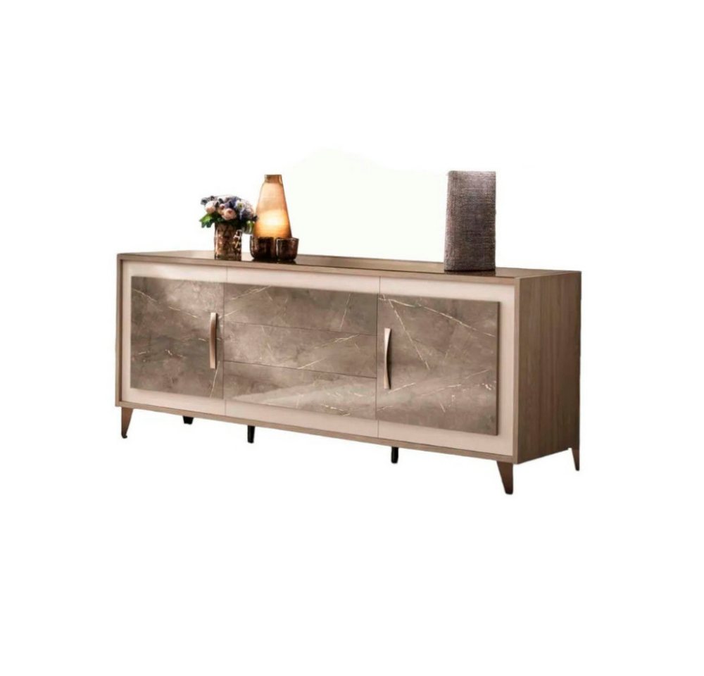 Xlmoebel Kombikommode Kommode Anrichte Holz Vitrine Buffet Schrank Luxus Möbel Set (Kommode), Hergestellt in Europa von Xlmoebel