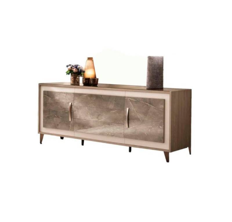 Xlmoebel Kombikommode Kommode Anrichte Holz Vitrine Buffet Schrank Luxus Möbel Set (Kommode), Hergestellt in Europa von Xlmoebel