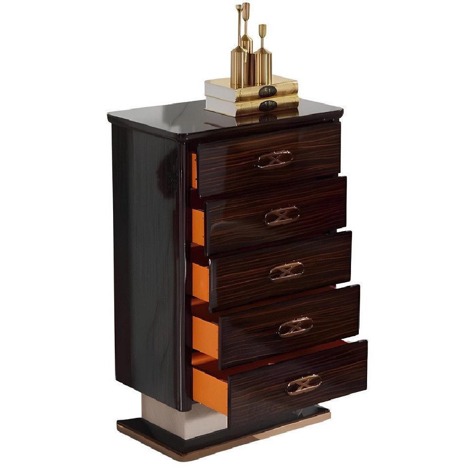 Xlmoebel Schubkastenkommode Luxuriöse Designer-Schubkastenkommode aus edlem Holz (1 St), Hergestellt in Europa von Xlmoebel