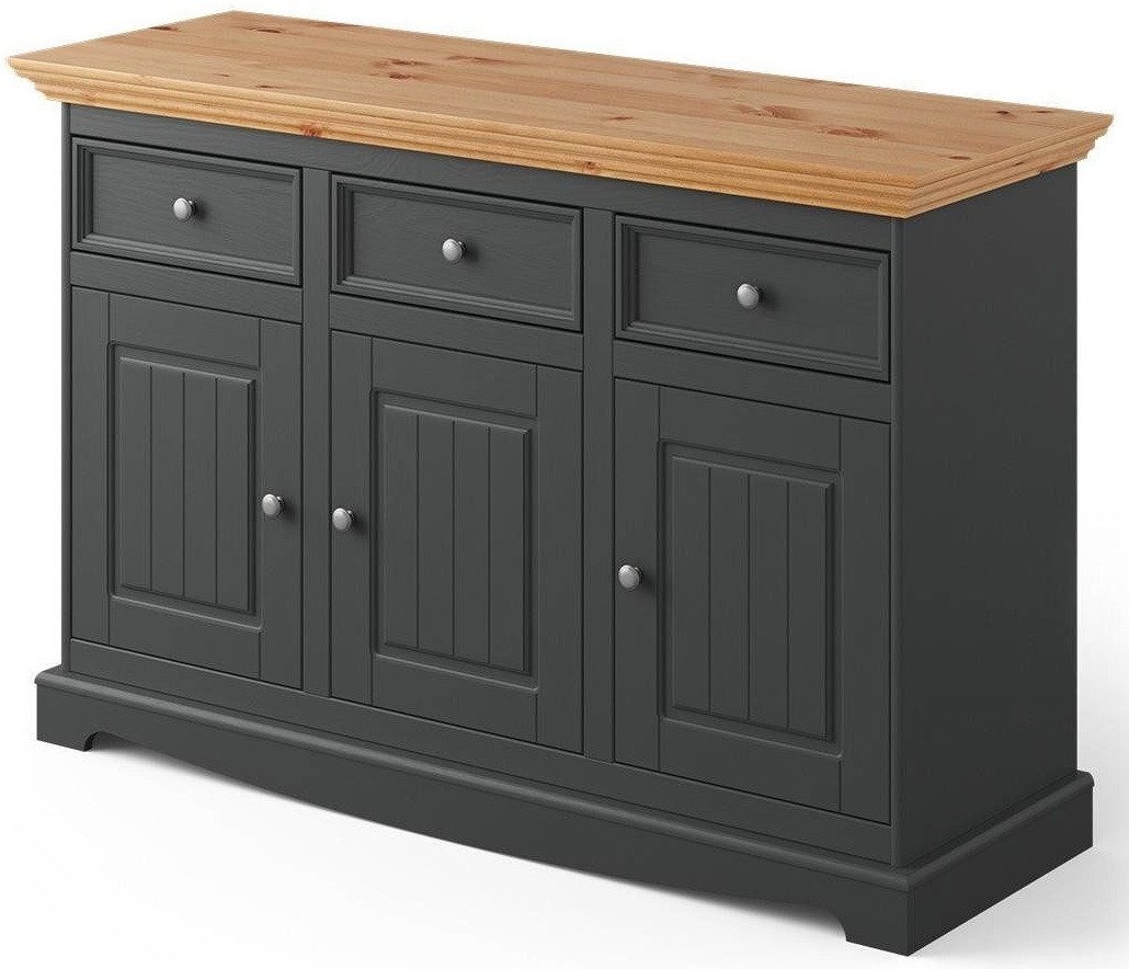 Xlmoebel Kombikommode Luxuriöses Landhaus Sideboard mit Hochglanz-Kommode - Möbel (Kommode), Hergestellt in Europa von Xlmoebel