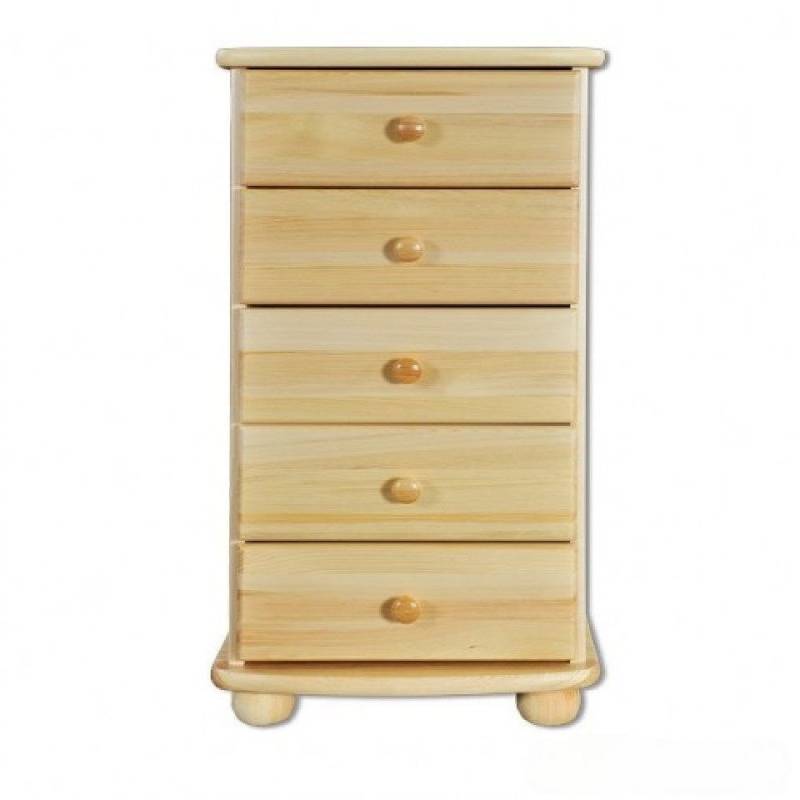 Xlmoebel Schubkastenkommode Massiver Kiefernholz-Highboard Schrank Anrichte Kommode (1 St., Kommode), Hergestellt in Europa von Xlmoebel
