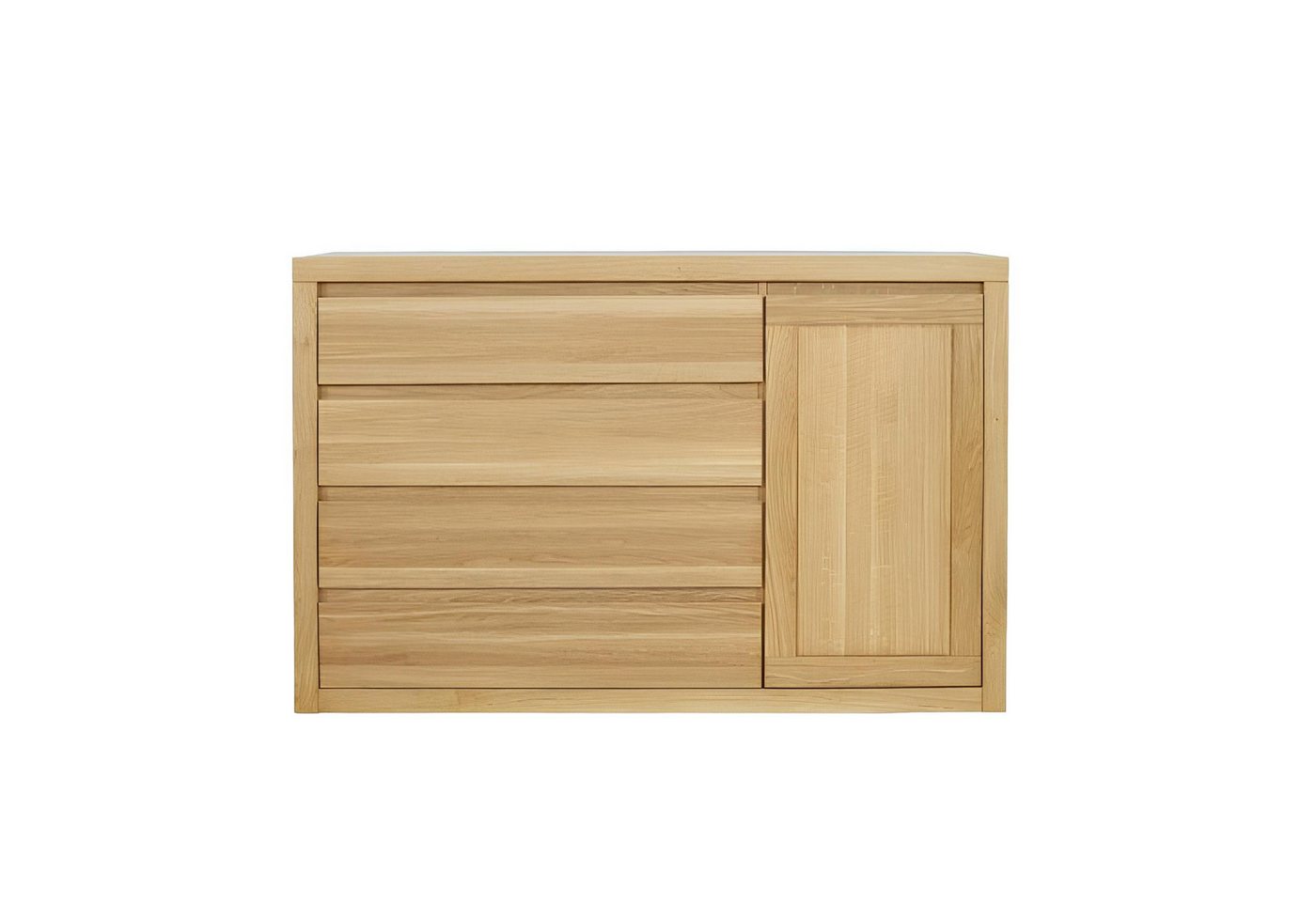Xlmoebel Kombikommode Massivholz Anrichte Schrank Eiche 140x90cm - Echtholz Kommode (1 St., Kommode), Hergestellt in Europa von Xlmoebel