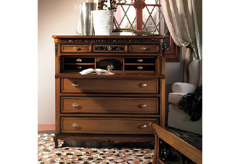 Xlmoebel Sekretär Massivholz Schreibtisch Schubladen Italienische Designermöbel (Kommode), Hergestellt in Italy von Xlmoebel