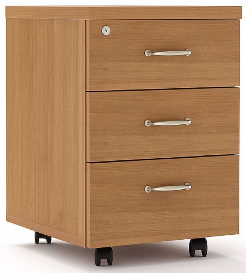 Xlmoebel Rollcontainer Moderne Holzschränke für das Büro Arbeitszimmer Möbel, (1 St., Kommode), Hergestellt in Europa von Xlmoebel