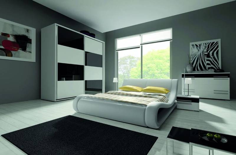 Xlmoebel Schlafzimmer-Set Moderne Schlafzimmermöbel-Set mit Schrank, Bett, Kommode, Nachttisch, (Schlafzimmer 4062292181863), Hergestellt in Europa von Xlmoebel
