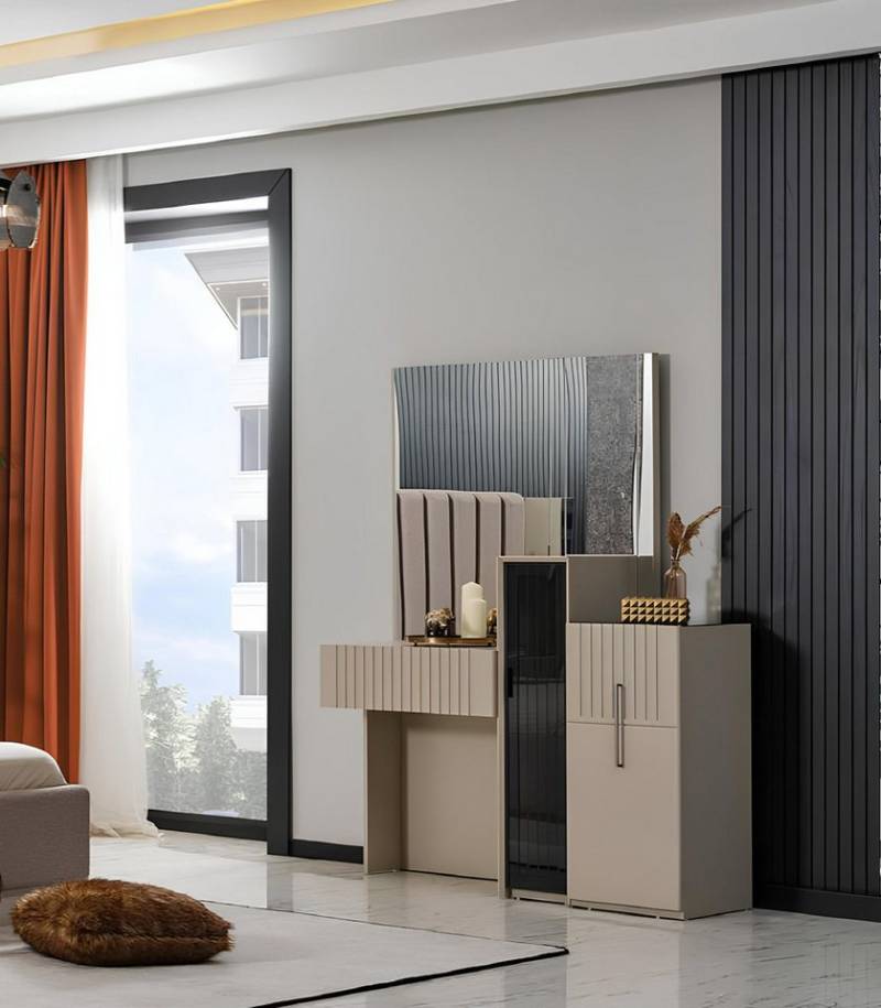 Xlmoebel Kommode Möbelstücke zur Aufbewahrung und Präsentation wie Anrichte, Kommoden, (KOMMODE MIT SPIEGEL), Hergestellt in Europa von Xlmoebel