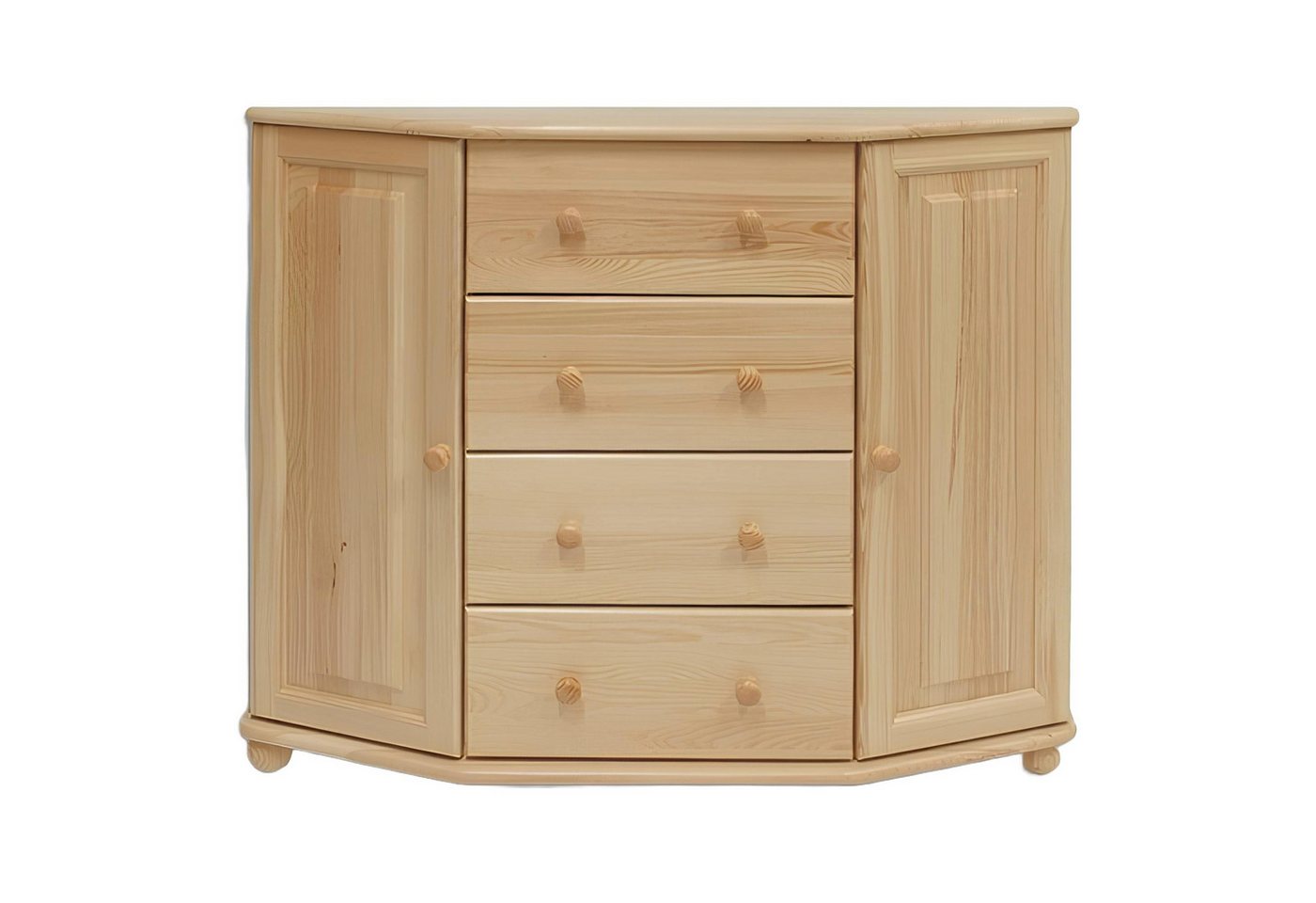 Xlmoebel Kombikommode Neue Anrichte aus massivem Echtholz: Sideboard Schrank Möbel - (Kommode), Hergestellt in Europa von Xlmoebel