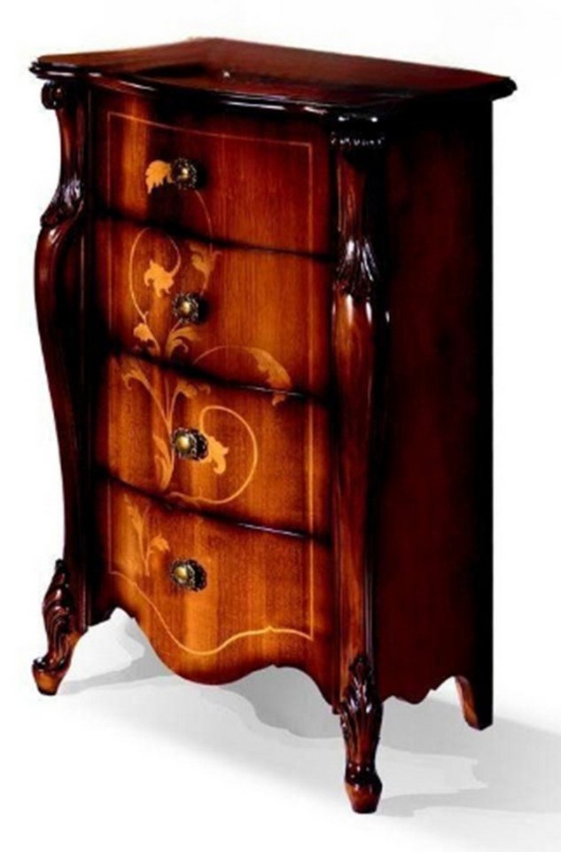 Xlmoebel Kommode Barock-Stil Luxus-Holz-Kommode Schrank in Braun mit italienischem (Kommode), Hergestellt in Italy von Xlmoebel