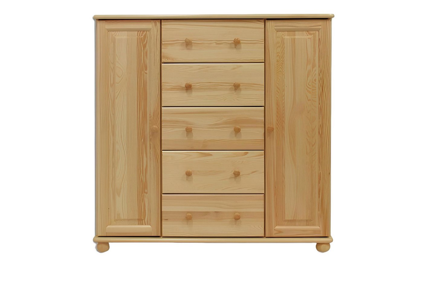 Xlmoebel Kombikommode Neue Echtholz-Kommode mit massivem Sideboard-Schrank - stilvolle (1 St., Kommode), Hergestellt in Europa von Xlmoebel