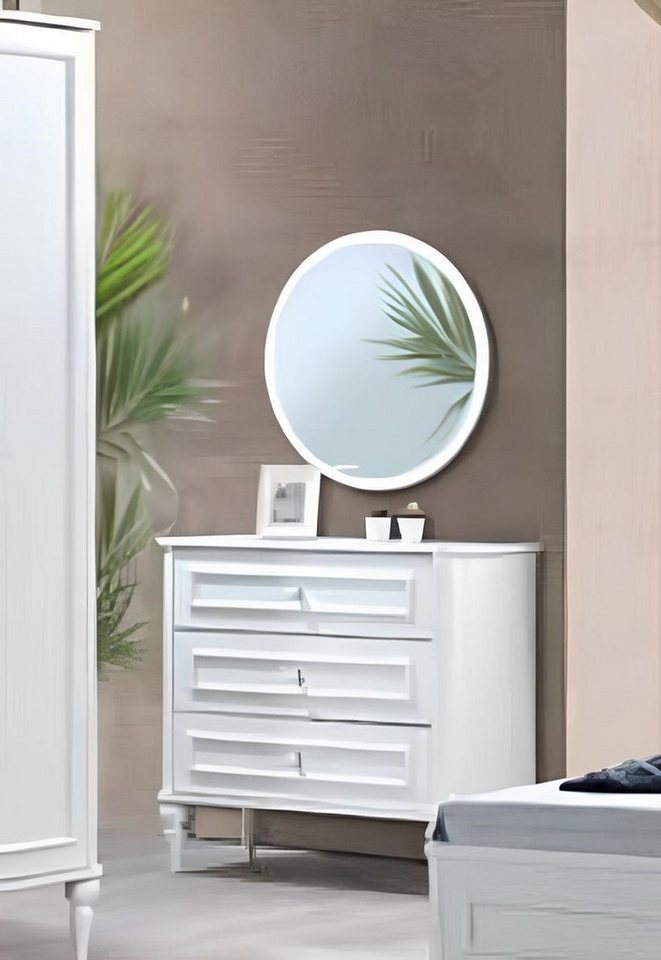 Xlmoebel Schubkastenkommode Landhausstil Möbel aus Holz – elegante Wohnzimmer Kommode (Kommode), Hergestellt in Europa von Xlmoebel