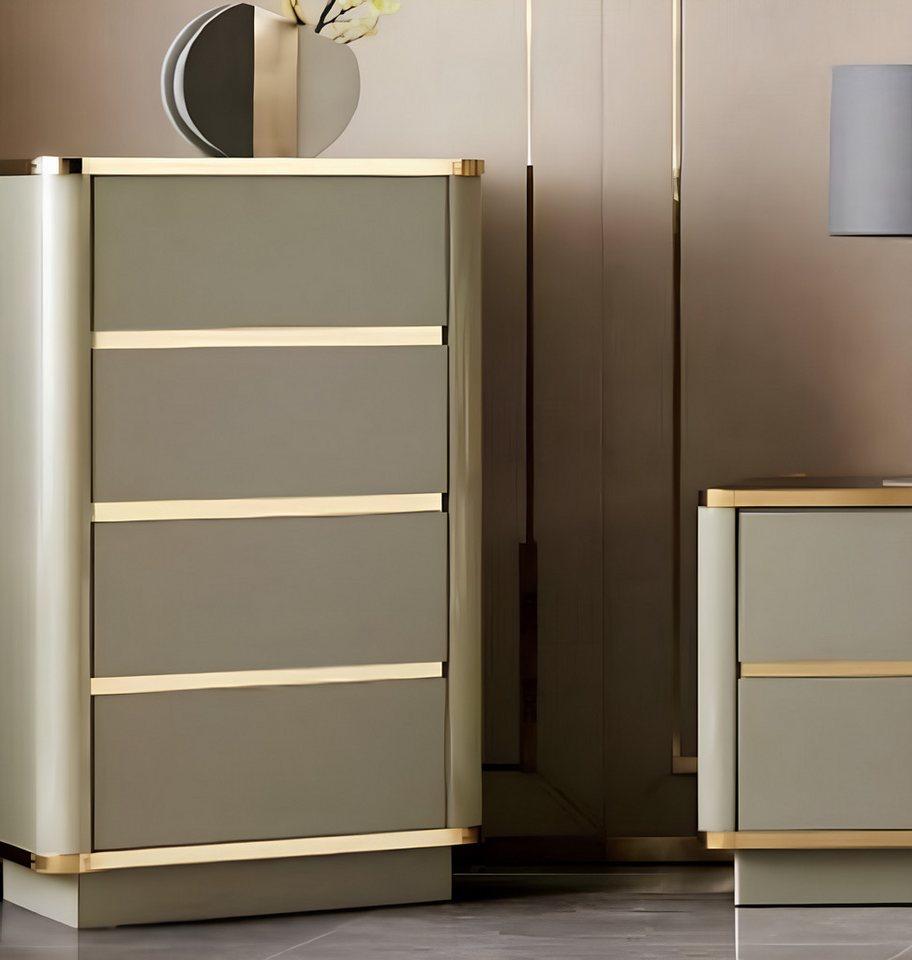 Xlmoebel Hochkommode Neue Schlafzimmer-Kommode mit hochwertigem Design - Möbel Sideboard (Kommode), Hergestellt in Europa von Xlmoebel