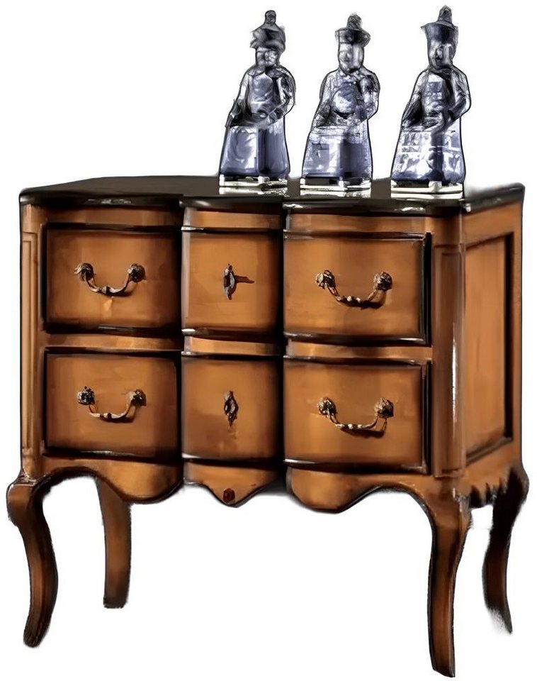 Xlmoebel Konsolentisch Neue braune Türkommode mit 2 Schubfächern - Sideboard Schrank (1-St., Kommode), Hergestellt in Italy von Xlmoebel
