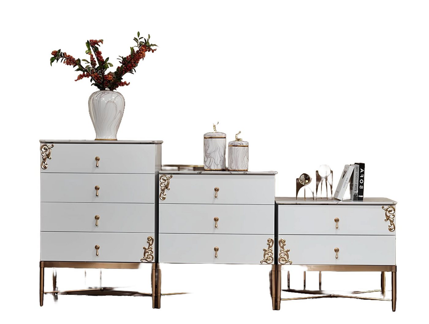 Xlmoebel Kommode Neue hochwertige Holzkonsole für Hotels als Kommode oder Sideboard (Kommode), Hergestellt in Europa von Xlmoebel