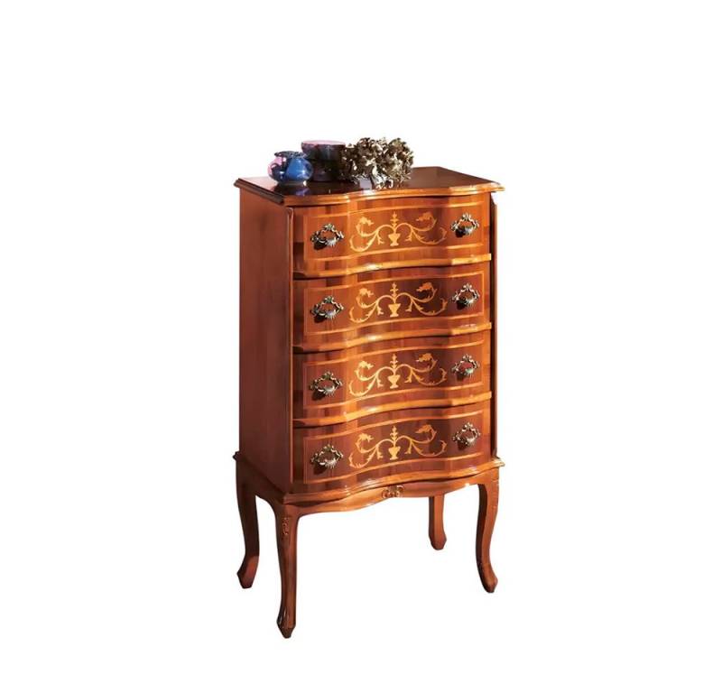 Xlmoebel Schubkastenkommode Neue moderne braune Holz-Kommode mit klassischem vier-türigem Design (1 St., Kommode), Hergestellt in Europa von Xlmoebel