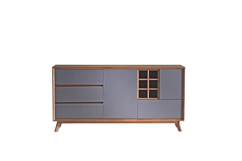Xlmoebel Kombikommode Neuer Weinregal Schrank Kommode Anrichte Sideboard Lowboard (1 St., Kommode), Hergestellt in Europa von Xlmoebel