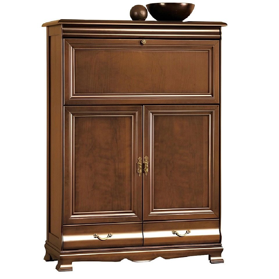 Xlmoebel Kombikommode Neuer hölzerner Hochschrank mit 2 Türen im Design von Kommoden, Hergestellt in Europa von Xlmoebel