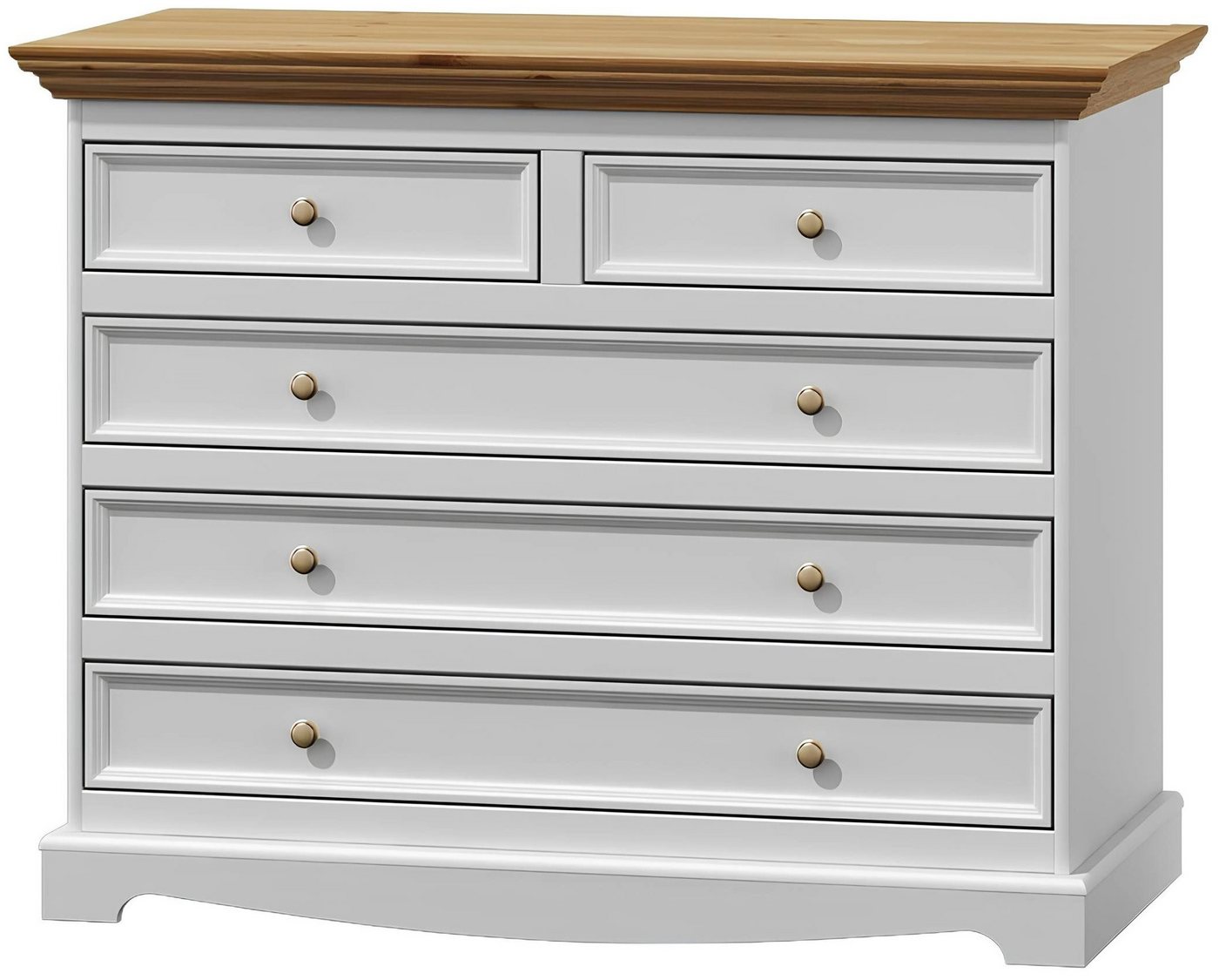 Xlmoebel Schubkastenkommode Neuheit Holz Möbel im Landhausstil für das Wohnzimmer: Schrank Design (Schubkastenkommode), Hergestellt in Europa von Xlmoebel