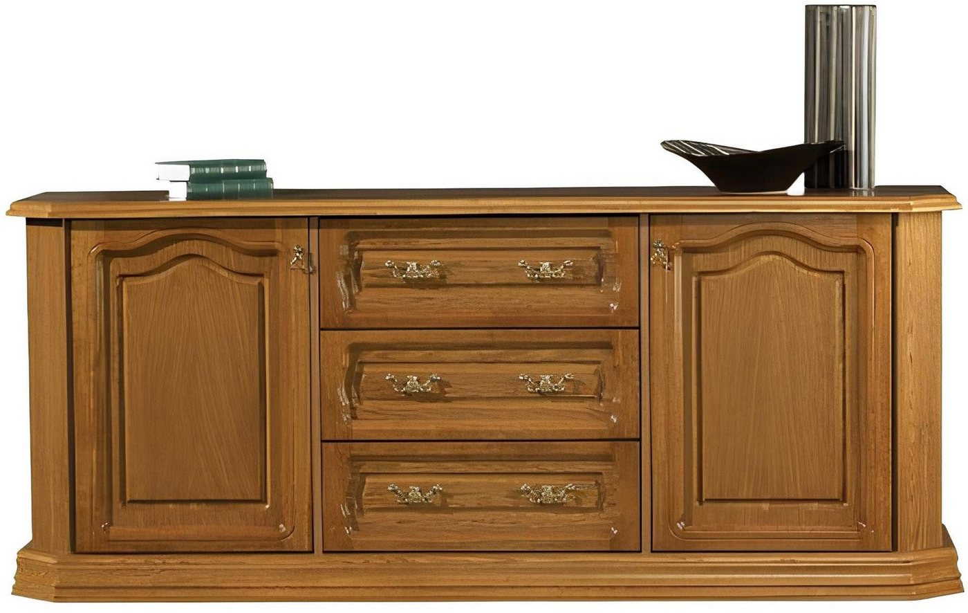 Xlmoebel Kombikommode Rustikale Kommode Schrank Holz Möbel Landhausstil (Kommode 4062292180880), Hergestellt in Europa von Xlmoebel