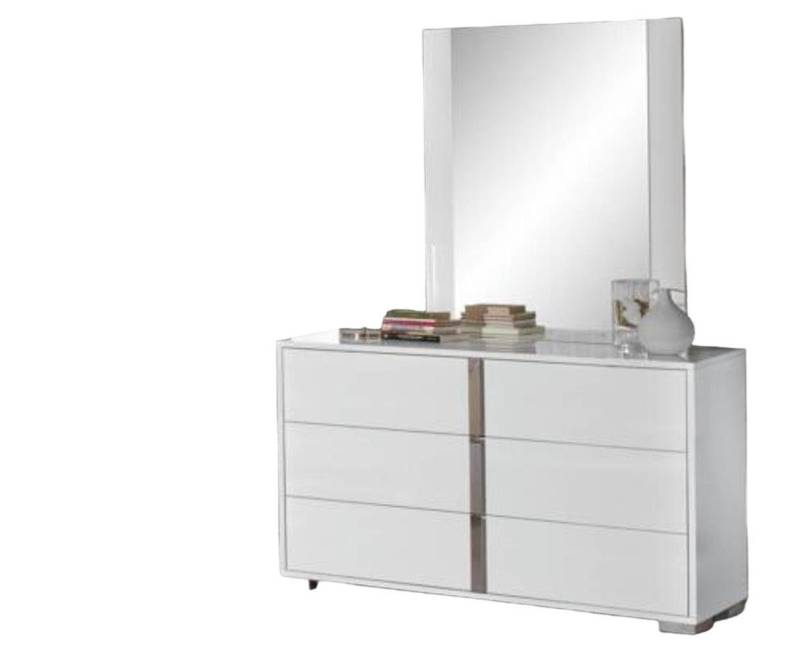 Xlmoebel Schminkschrank Set Kommode Spiegel Modern Holz Design 2tlg. Schlafzimmer Garnitur (2-St., Kommode + Spiegel) Hergestellt in Europa von Xlmoebel