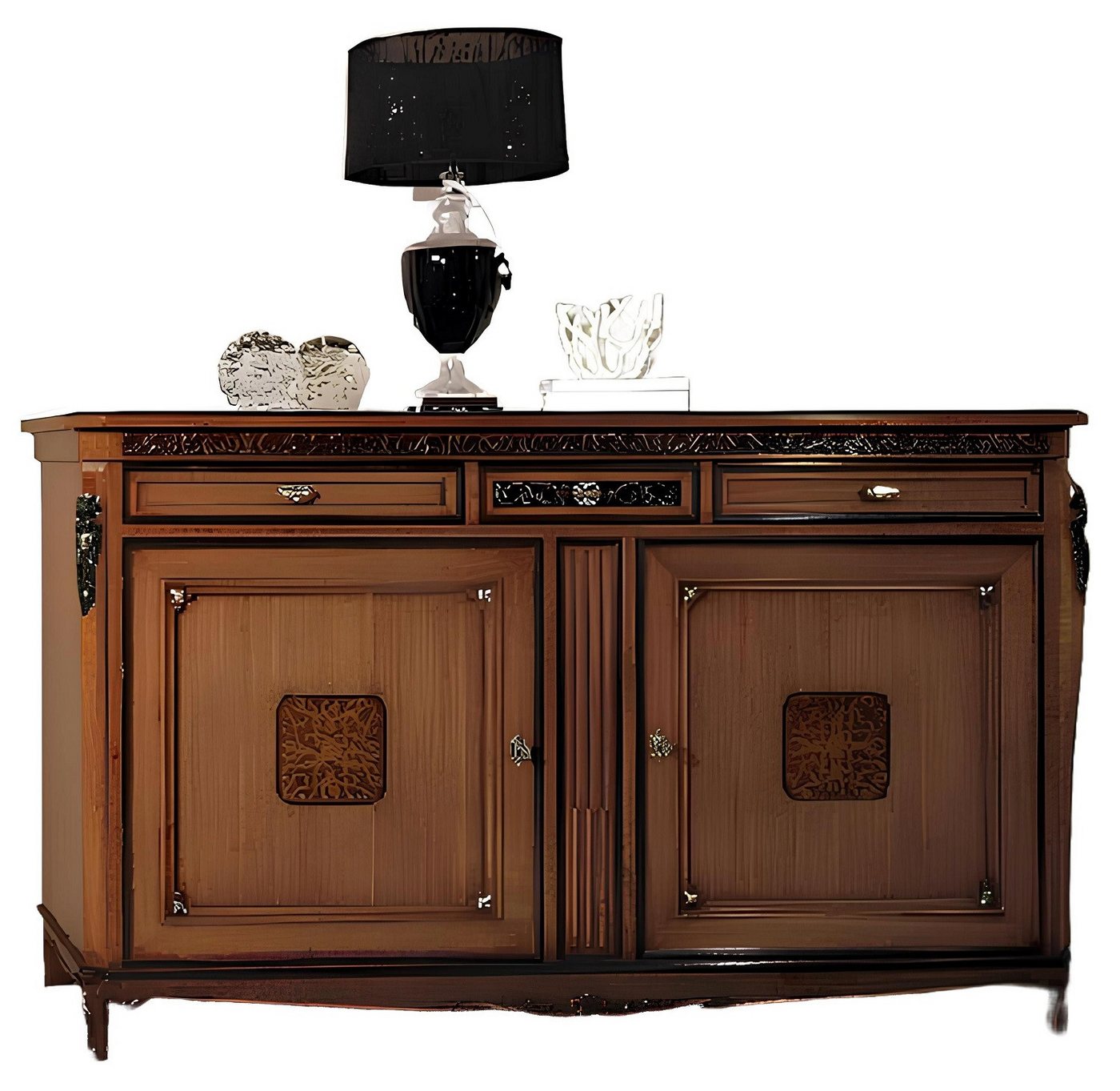 Xlmoebel Kombikommode Wohnzimmermöbel Holz Schubladen Sideboard Massivholzschrank (Kommode), Hergestellt in Italy von Xlmoebel