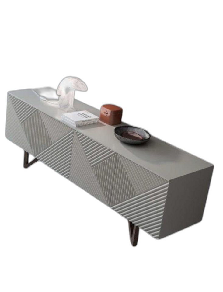 Xlmoebel Sideboard Zeitgemäße Grau Kommode Edle Anrichte Unterschrank mit Ablage Stil (1 St., Anrichte), Hergestellt in Europa von Xlmoebel