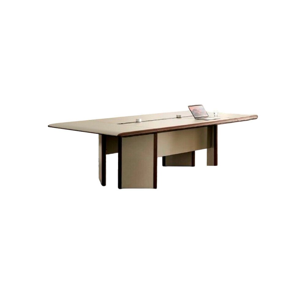 Xlmoebel Konferenztisch Holz Konferenztisch + 6x Sessel Beige Rechteckig Modern, Hergestellt in Europa Xlmoebel Konferenztisch Holz Konferenztisch + 6x Sessel Beige Rechteckig Modern, Hergestellt in Europa von Xlmoebel