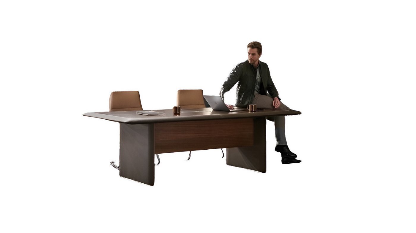 Xlmoebel Konferenztisch Designer Holztisch für Esszimmer und Wohnzimmer Tische (1-St., 1x Konferenztisch), Hergestellt in Europa von Xlmoebel