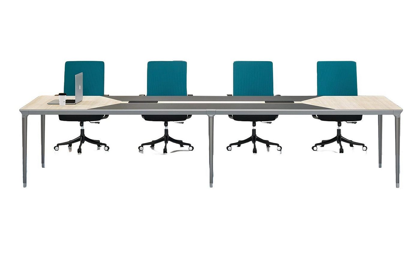 Xlmoebel Konferenztisch Tische Büro Möbel Tisch Meeting Tische Bürotisch Konferenz 320cm Beige (Büro Schrank), Hergestellt in Europa von Xlmoebel