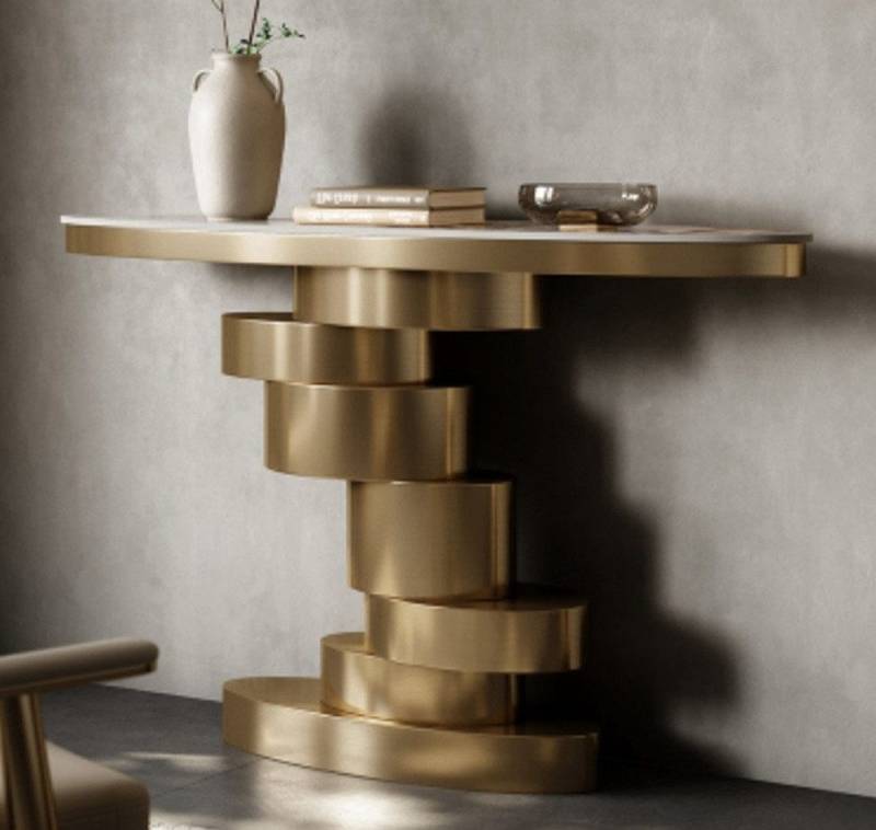 Xlmoebel Konsolentisch Designer-Holztisch-Konsole - Einrichtungsgegenstand für den Flur (Konsolentisch), Hergestellt in Europa von Xlmoebel