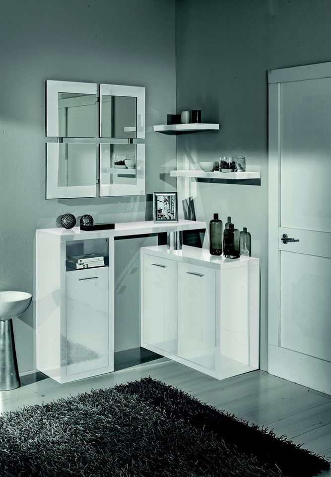 Xlmoebel Konsolentisch Flur Garderobe Konsole Tisch Eingang Konsolen Tische Wand Hochglanz (1-St., Konsolentisch), Hergestellt in Europa von Xlmoebel