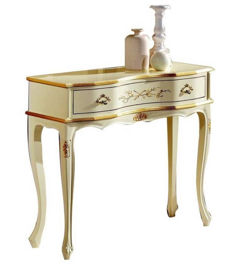 Xlmoebel Konsolentisch Italienischer Möbel-Konsolentisch aus Holz in Braun (Konsolentisch-588/EM23), Hergestellt in Europa von Xlmoebel